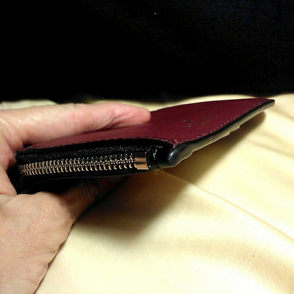 BNWOT KATE SPADE DOGGY FACE CARD HOLDER BLACK PINK WHITE & BROWN PEARL EYES - Picture 3 of 6